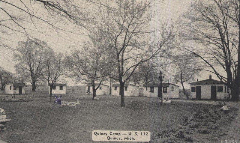 Quincy Camp (Quincy Tourist Camp) - Vintage Postcard